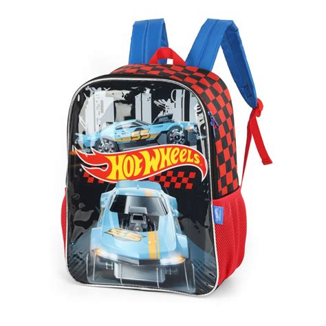 Mochila De Costas Infantil Hot Wheels Is Hw S Courus