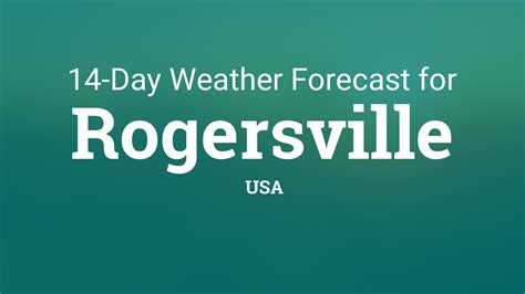 Rogersville, USA 14 day weather forecast