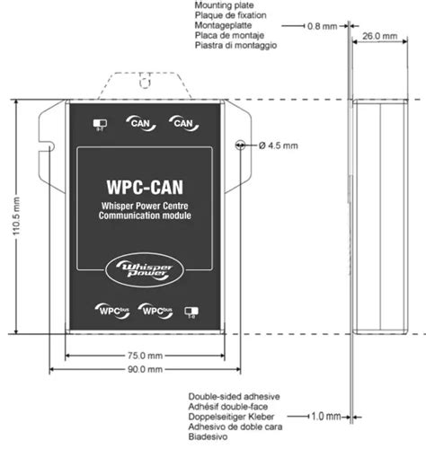 Whisper Power Wpc Can Center Can Communication Module User Manual