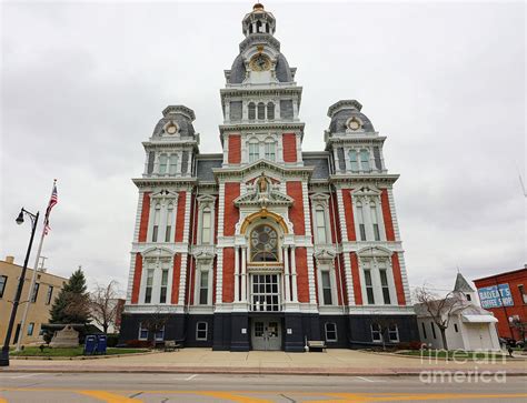 Van Wert County Courthouse Van Wert Ohio 3630 Photograph by Jack Schultz - Pixels