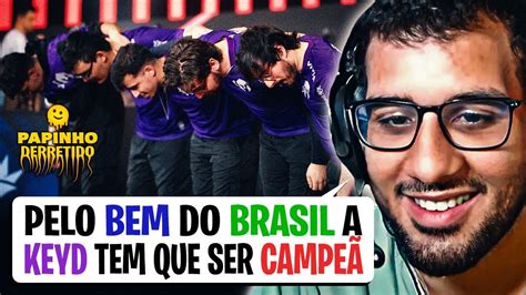 PAPINHO DERRETIDO 10 A VIVO KEYD VAI SER CAMPEÃ do CBLOL