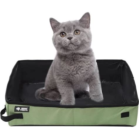 Bac Liti Re Pour Chat Pliable Xxl Liti Re De Voyage Portable Pour