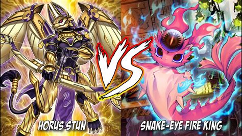 Yu Gi Oh Horus Stun Vs Snake Eye Fire King Locals Table Round