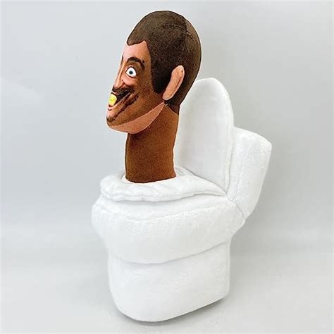 Vasrou Skibidi Toilet Plush Toy 11 Inch Height Skibidi Toilet