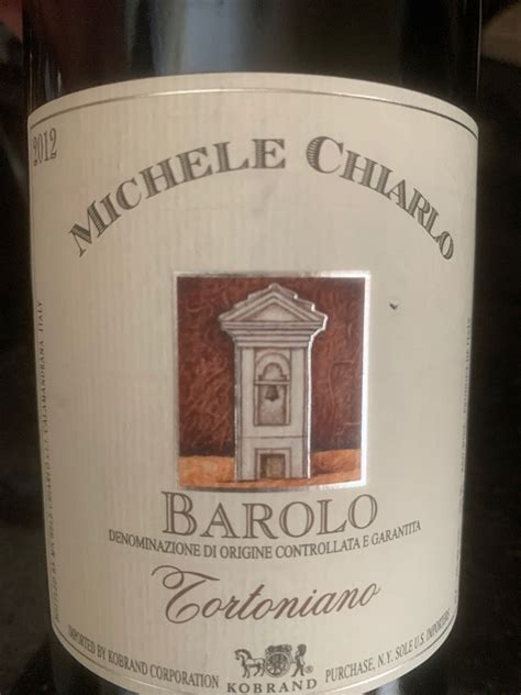 Michele Chiarlo Barolo Tortoniano Italy Piedmont Langhe Barolo