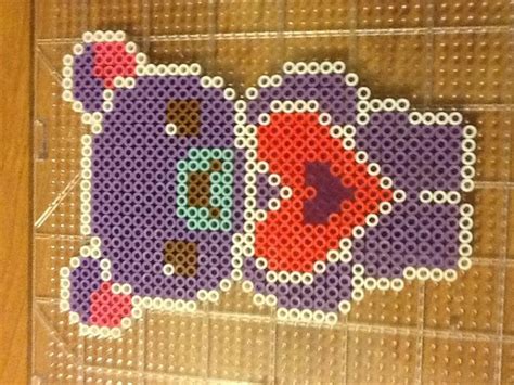 Love Bear Perler Beads Pearl Beads Pattern Perler Beads Perler Bead