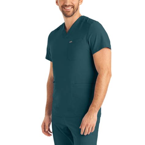 Uniforme dinfirmier Bleu des caraïbes Haut LT110 LG Confort Médical