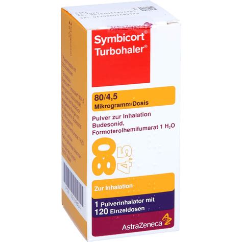 Symbicort Turbohaler 80 4 5 µg Dosis 120 ED 1 St auf E Rezept