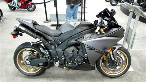 Yamaha YZF R1 Matte Grey Accessorized Walkaround 2013 New York