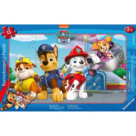 Ravensburger 15 Pcs Frame Puzzle Paw Patrol 05681 Toys Shop Gr