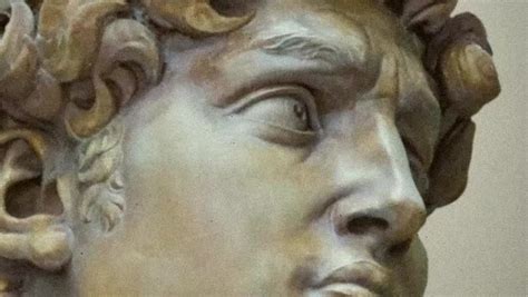 Detail Close-up Of Michelangelo's David Statue With The Effect Of ...