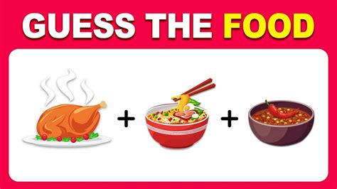 Guess The Food By Emoji🍔🍟🍕 Food Challenge Emoji Quiz Emoji Food