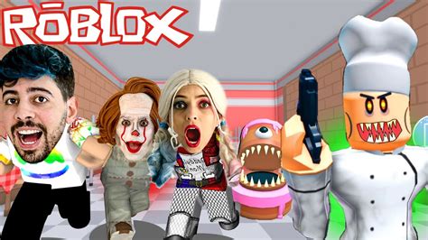 Roblox ESCAPE DO PADEIRO MALUCO DA PADARIA ASSOMBRADA ESCAPE EVIL