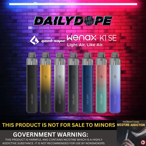 Geekvape Wenax K1 Se Pod Daily Dope Official Store