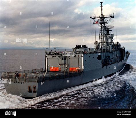 An Aerial Starboard Quarter View Of The Guided Missile Frigate Fahrion