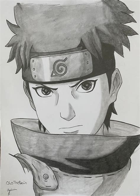 Shisui Uchiha Drawing Beautiful Art - Drawing Skill