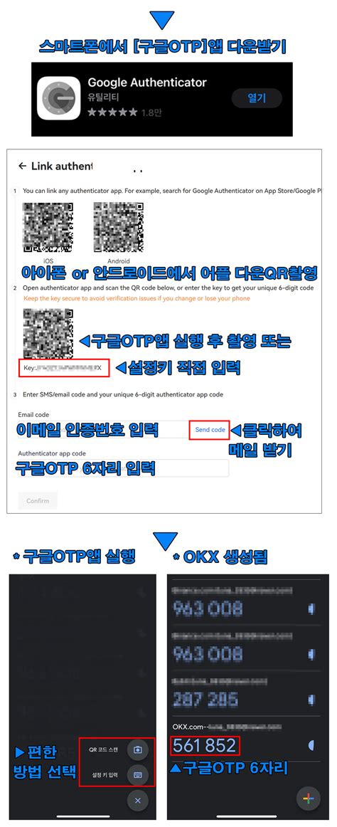 Okx오케이엑스 거래소 Pc에서 보안설정 방법 구글otp