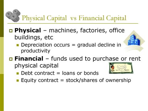 Physical Capital Example