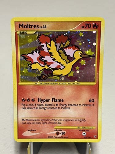 Pokémon TCG Moltres 149 147 Supreme Victors Holo Secret Rare 2009 eBay