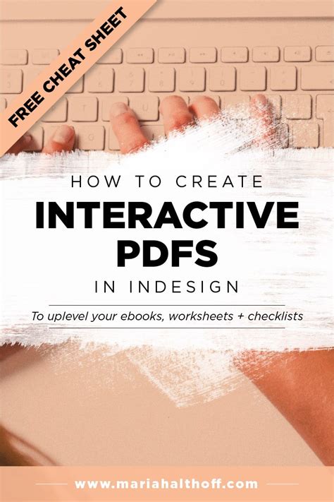 How To Create An Interactive Pdf In Indesign Artofit