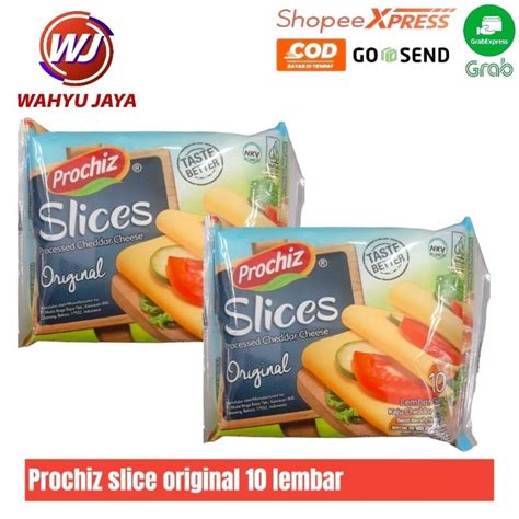 Jual Prochiz Slice Cheddar Original Lembar Shopee Indonesia