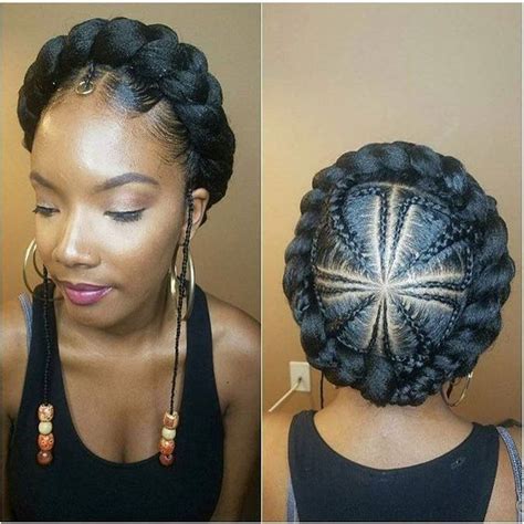 23 Exotic Braided Bun Hairstyles For Black Hair