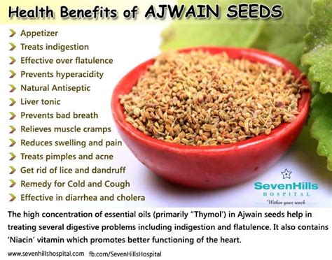 Health Benefits of AJWAIN SEEDS #AJWAIN_SEEDS | Health and nutrition, Holistic healthy, Health food