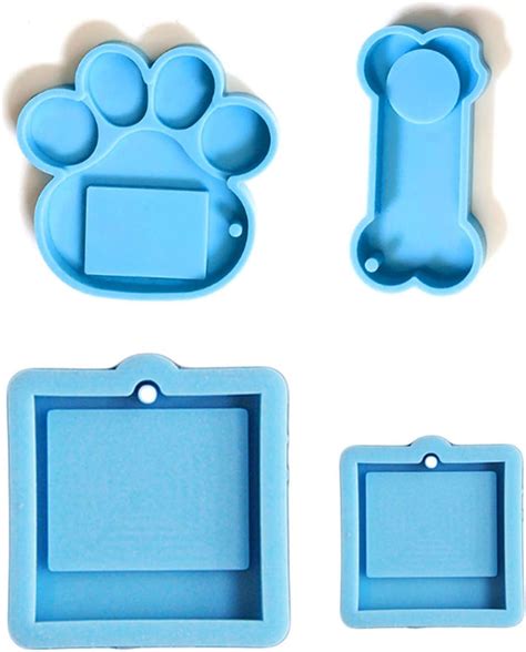 Lot De Moules En Silicone En Forme D Os De Chien Kit De Moules