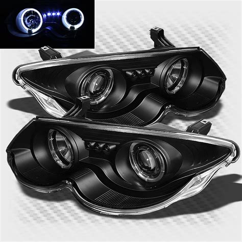 For Chrysler M Twin Halo Led Pro Headlights Black Head