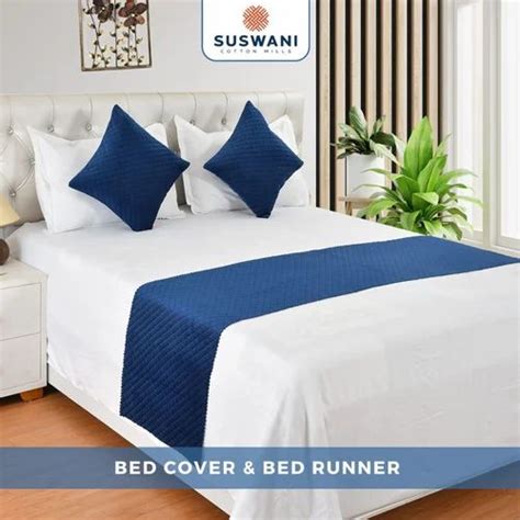 Bed Cotton Runners Cover Set For Home Size Queen Size At ₹ 645set