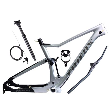 TRIFOXBIKE Cuadro MTB Doble Suspensión Completa Carbono MFM100 Bundle