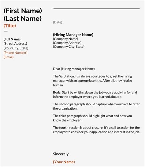 How To Write A Cover Letter In 4 Easy Steps With Examples