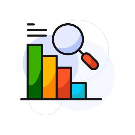 Premium Vector Data Chart Illustration Design Vector Illustration