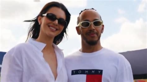 Encienden La Pista Lewis Hamilton Y Kendall Jenner Dan Un Paseo En