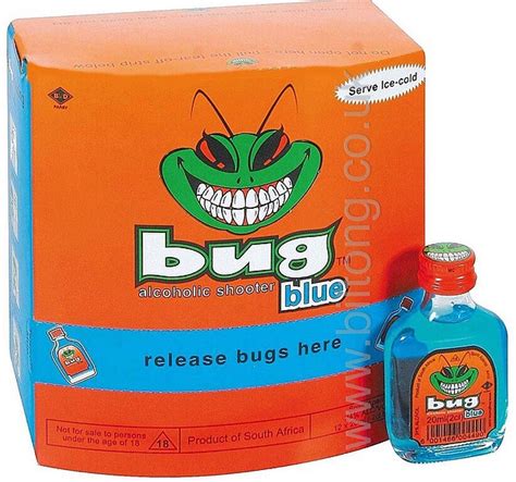 Bug Blue Alcoholic Shooters Susmans South African Shop