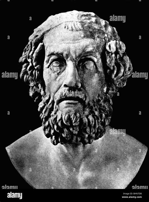 Homer Circa 800 Bc Greek Author Writer Poet And Historian Bust