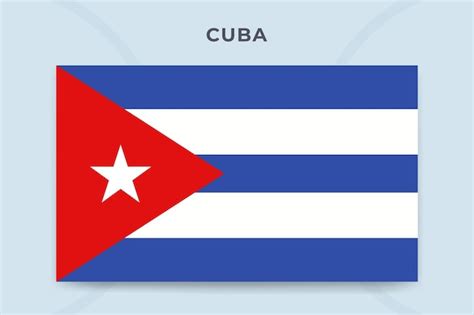 Premium Vector Cuba National Flag Design Template