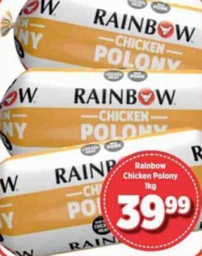 Rainbow Chicken Polony Kg Offer At Big Save