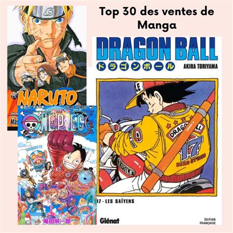 Top 30 Des Manga Les Plus Vendus Dans Le Monde Otaku Level 10