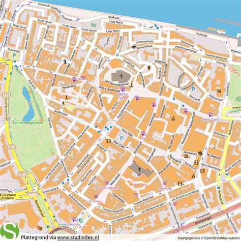 Plattegrond Nijmegen Kaart Nijmegen