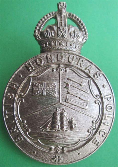 British Honduras Police Badge