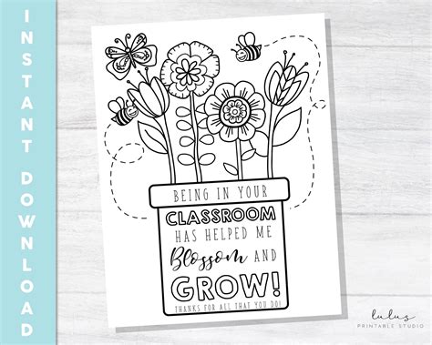 Teacher Appreciation Letter Thank You Teacher Coloring Page Thank You