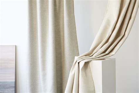 Stitched | Neutral Curtains + Blinds