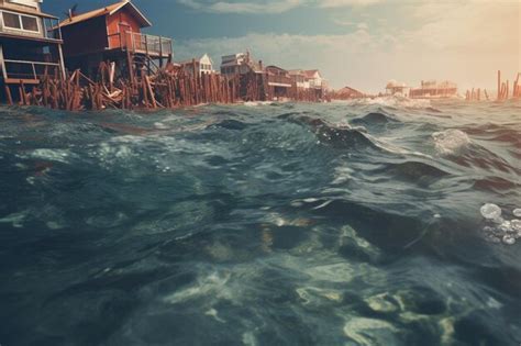 Premium Ai Image Climate Chaos Global Warming Ignites Disasters
