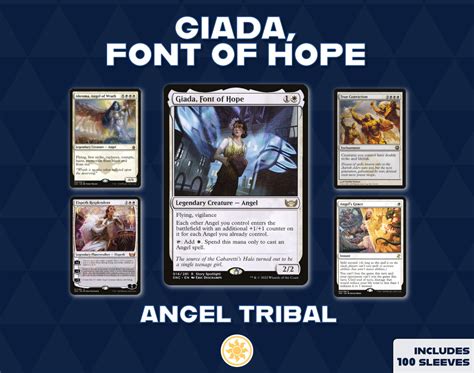 Giada Font Of Hope Custom Commander Angel Tribal Deck 100 Card Deck