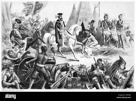 HERNANDO DE SOTO N C1500 1542 Spanish Explorer In America