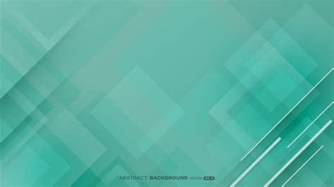 Geometric Green Abstract Background Composition Of Square Shapes Overlap 11543907 Vector Art At