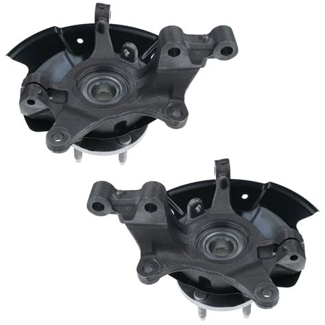 Autoshack Front Steering Knuckles And Wheel Bearing Hub Assembly 5 Lugs Set Of 2 Driver And