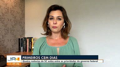 Jornal do Almoço Chapecó Dagmara Spautz quatro rodovias de SC