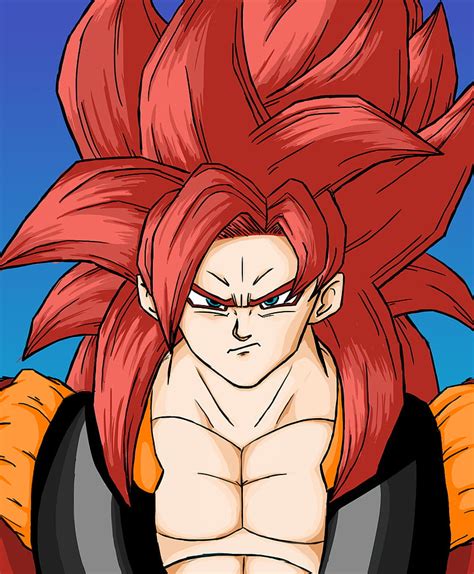 1080P Descarga gratis Gogeta ssj4 bola de dragón dragonball gt